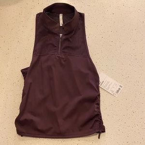 Athleta workout top - color is burgundy